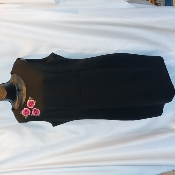 Calvin Klein dress with embroidered flowers, size 16, NWT - Picture 2 of 6